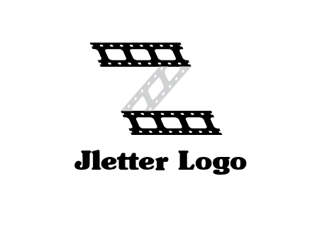 film reel forming letter Z logo