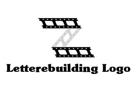 film reel forming letter Z logo