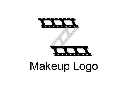 film reel forming letter Z logo