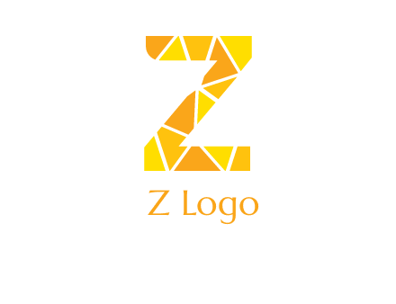 polygonal letter Z logo