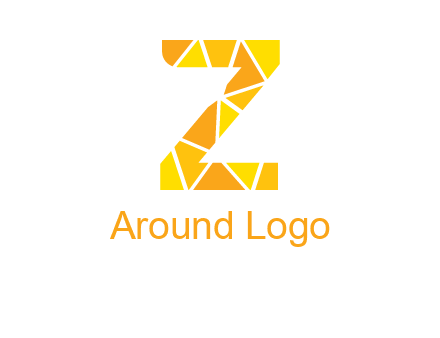 polygonal letter Z logo