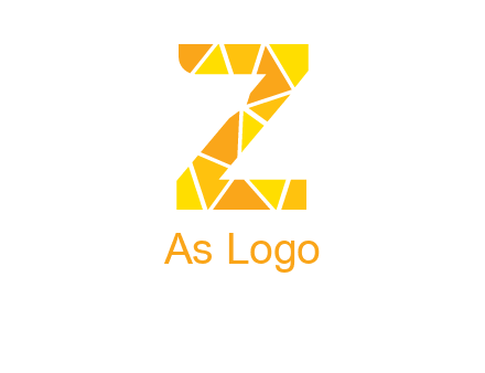 polygonal letter Z logo