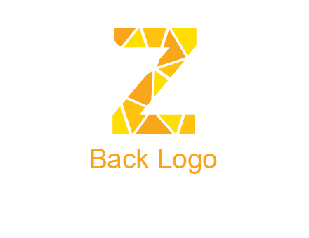 polygonal letter Z logo