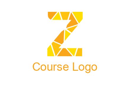 polygonal letter Z logo