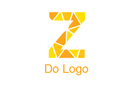 polygonal letter Z logo