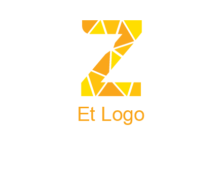 polygonal letter Z logo