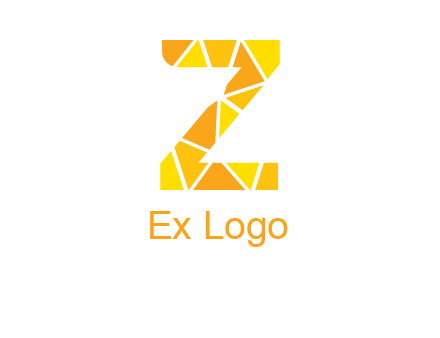 polygonal letter Z logo