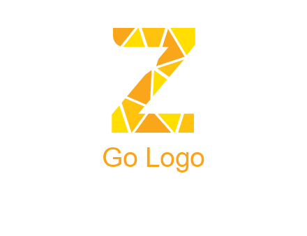 polygonal letter Z logo