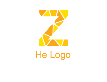 polygonal letter Z logo