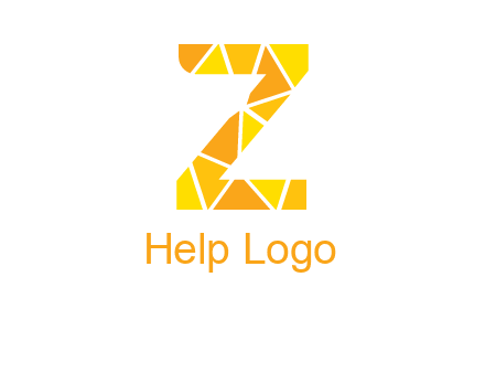 polygonal letter Z logo