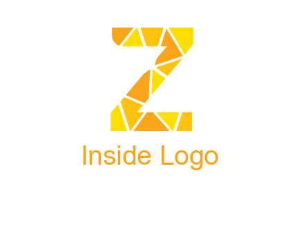 polygonal letter Z logo