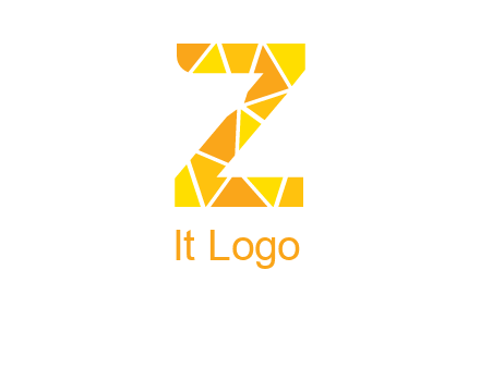 polygonal letter Z logo