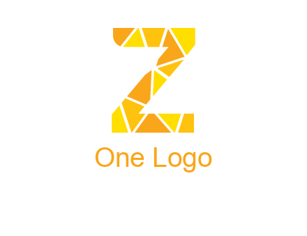 polygonal letter Z logo