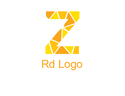 polygonal letter Z logo