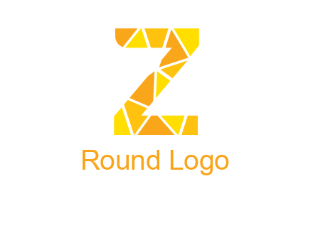 polygonal letter Z logo