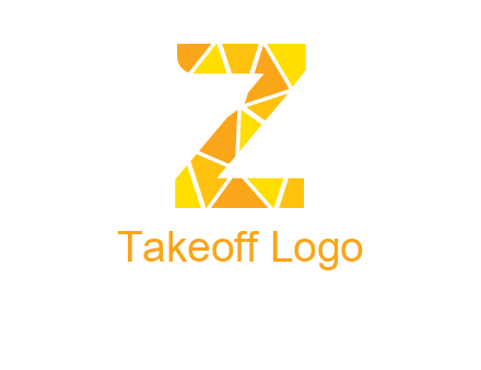 polygonal letter Z logo