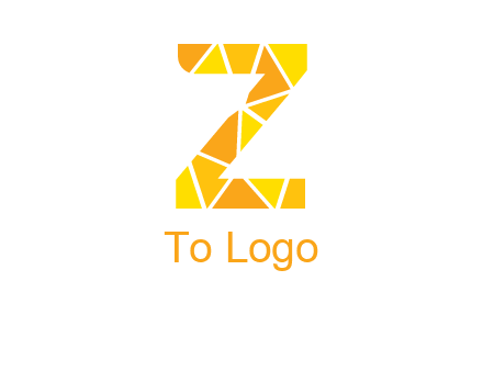 polygonal letter Z logo