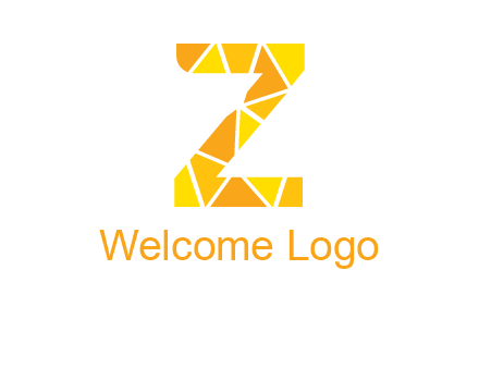 polygonal letter Z logo