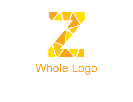 polygonal letter Z logo