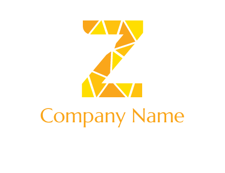 polygonal letter Z logo