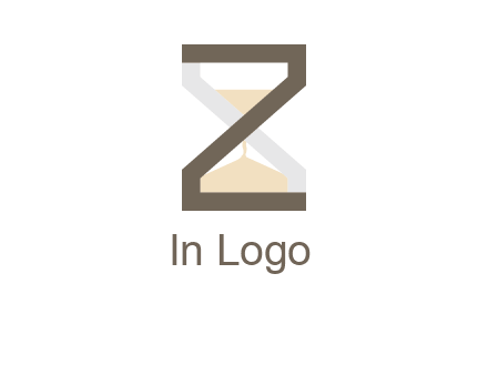 letter z incorporated with hourglass logo