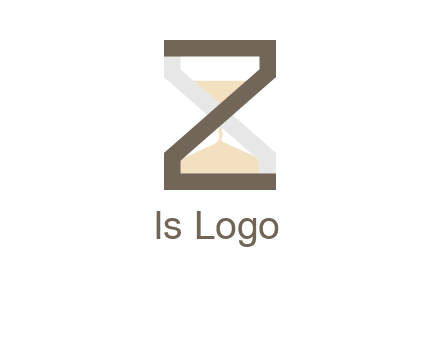 letter z incorporated with hourglass logo