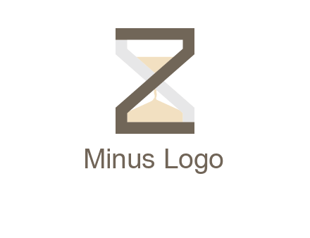 letter z incorporated with hourglass logo