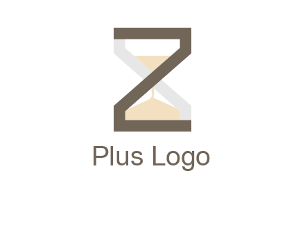letter z incorporated with hourglass logo
