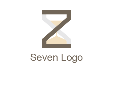 letter z incorporated with hourglass logo