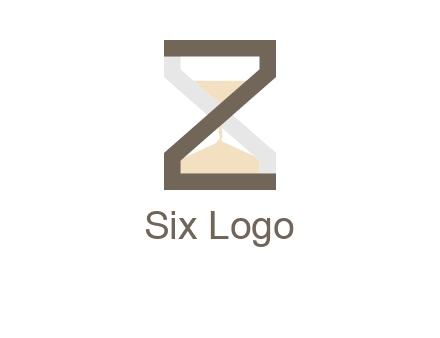 letter z incorporated with hourglass logo