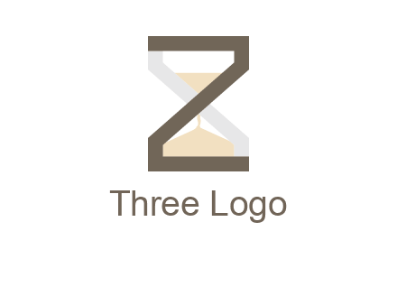 letter z incorporated with hourglass logo