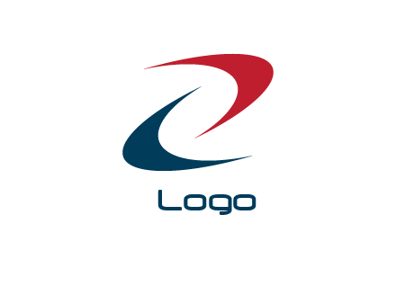 letter cz made of swooshes logo