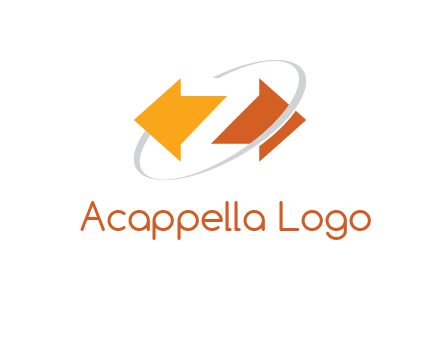 letter z made of arrows with swoosh logo