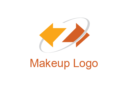 letter z made of arrows with swoosh logo