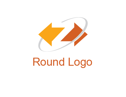 letter z made of arrows with swoosh logo