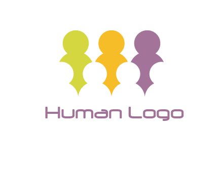 abstract people logo