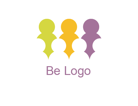 abstract people logo