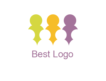 abstract people logo