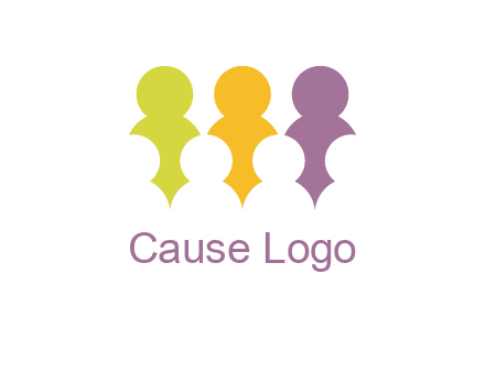 abstract people logo
