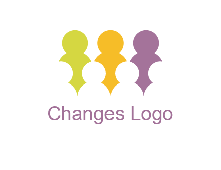abstract people logo