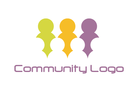 abstract people logo
