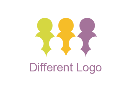 abstract people logo