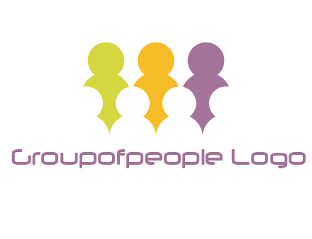 abstract people logo