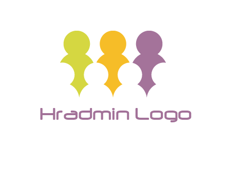 abstract people logo