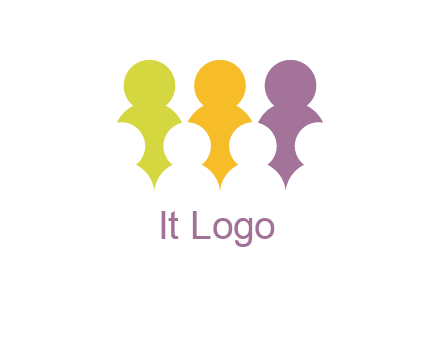 abstract people logo