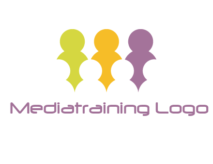 abstract people logo