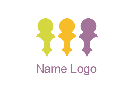 abstract people logo