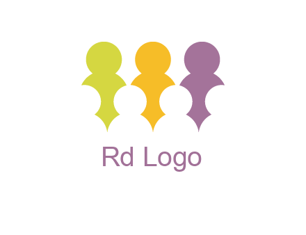 abstract people logo