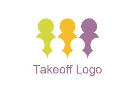 abstract people logo