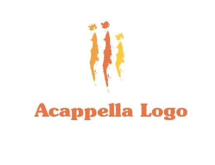 abstract family made of strokes logo